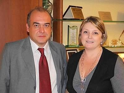 Andrea Camporese e Marina Calderone
