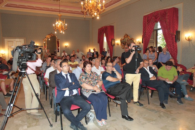 La platea del Salone delle Feste a Polistena