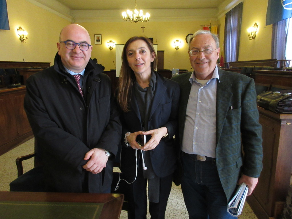 Da sinistra: Carlo Parisi, Rosalba Emiliozzi, Dario Gattafoni