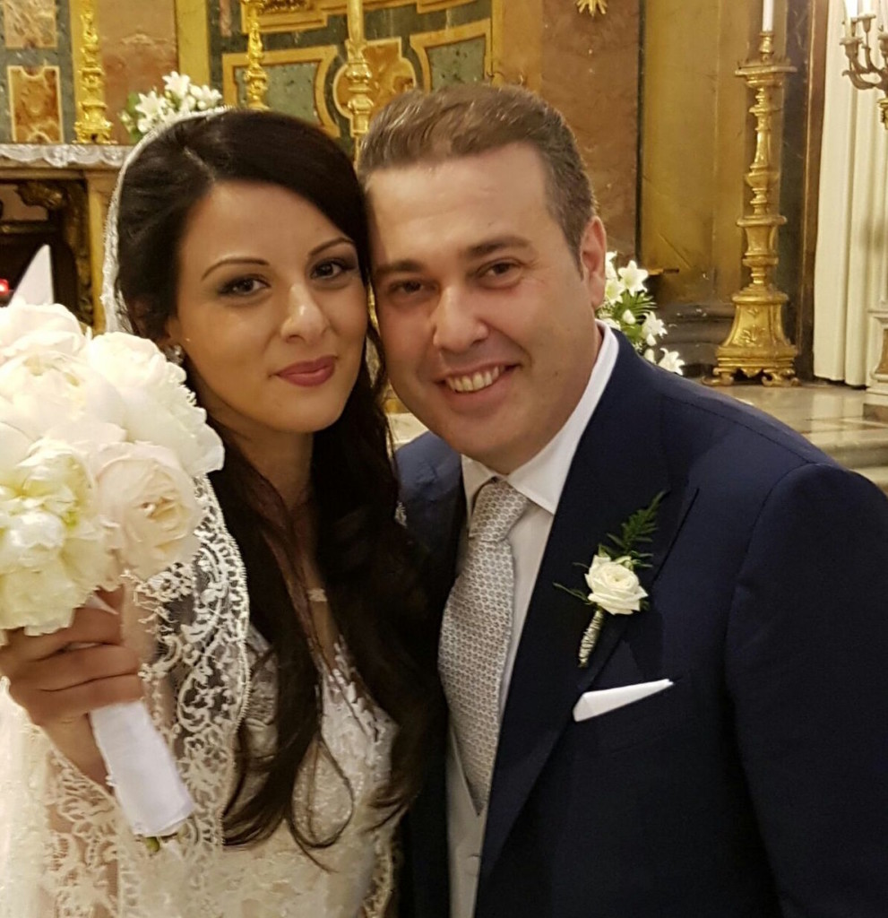 Massimo Proietto e la moglie Valeria Fazzolari