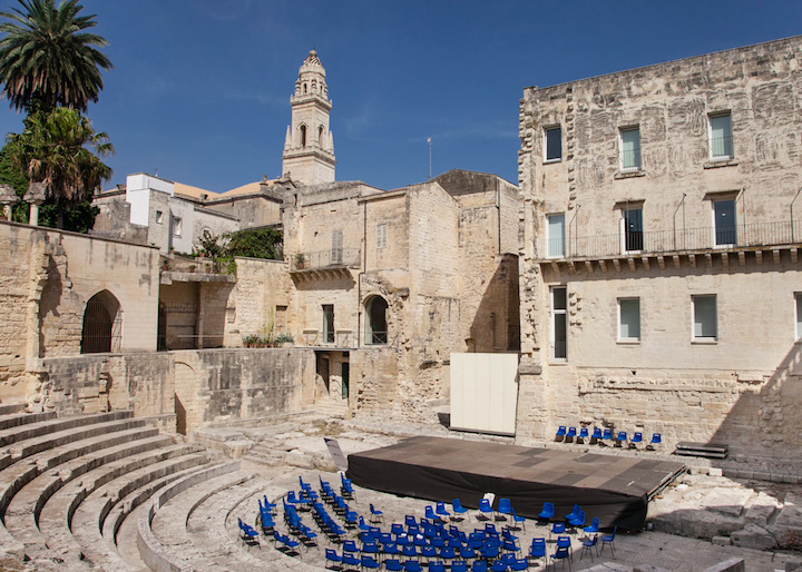 Uno scorcio dello splendido Teatro romano di Lecce