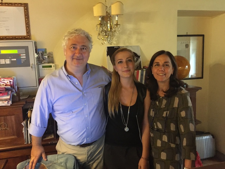 Maurizio Minnucci e Loredana Mariani con la figlia Marzia