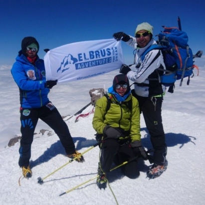 Valentina Tanzi sull’Elbrus