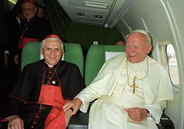 Joseph Ratzinger e Karol Wojtyla
