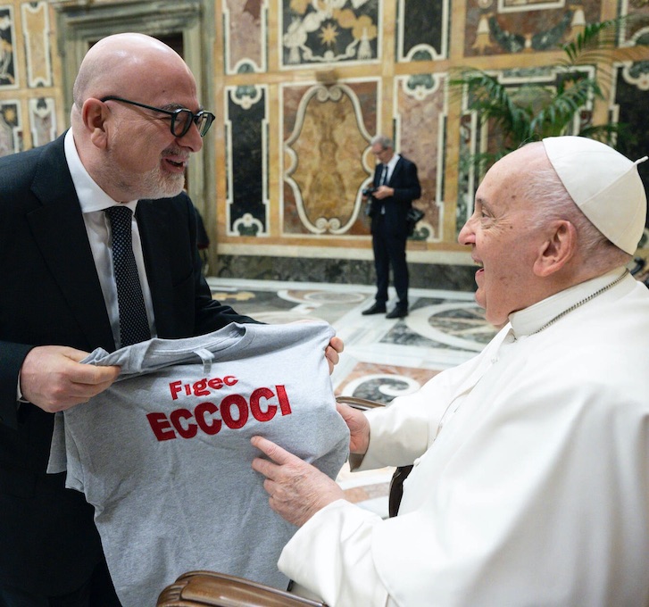 La Figec Cisal incontra Papa Francesco
